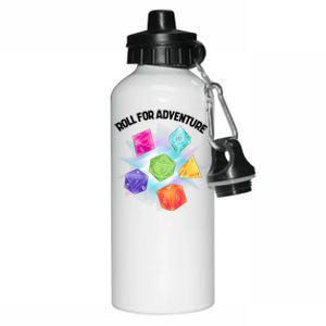 Polyhedral Dice Aluminum Water Bottle 