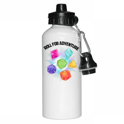 Polyhedral Dice Aluminum Water Bottle 