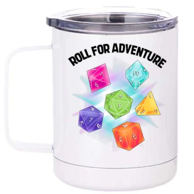 Polyhedral Dice 12 oz Stainless Steel Tumbler Cup