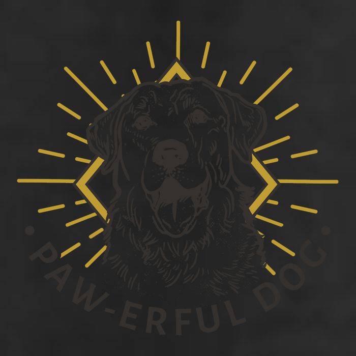 Pawerful Dog 7 Panel Mesh Trucker Snapback Hat
