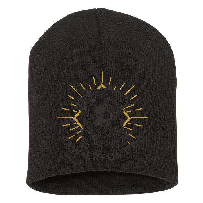 Pawerful Dog Short Acrylic Beanie