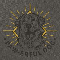 Pawerful Dog Cotton Canvas Backpack