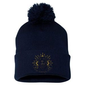 Pawerful Dog Pom Pom 12in Knit Beanie