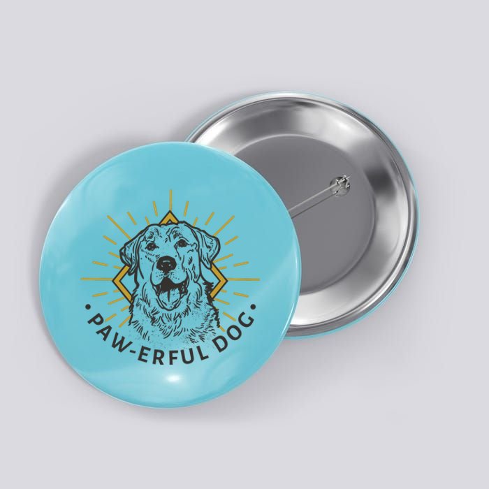 Pawerful Dog Button