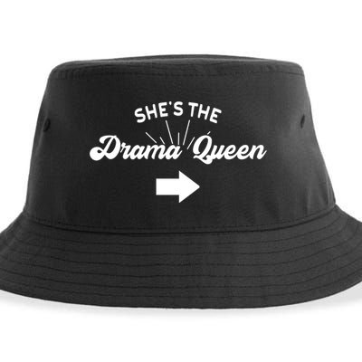 Princess Drama Queen Matching Sister Bff Mom Best Friend Gift Sustainable Bucket Hat