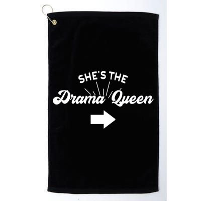 Princess Drama Queen Matching Sister Bff Mom Best Friend Gift Golf Towel