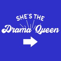 Princess Drama Queen Matching Sister Bff Mom Best Friend Gift Premium T-Shirt