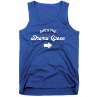 Princess Drama Queen Matching Sister Bff Mom Best Friend Gift Tank Top