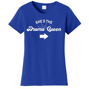 Princess Drama Queen Matching Sister Bff Mom Best Friend Gift Women's T-Shirt