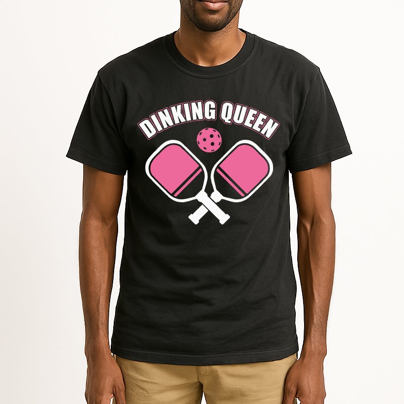 PicklebalI Dinking Queen Wo Pickleball Player Tall T-Shirt