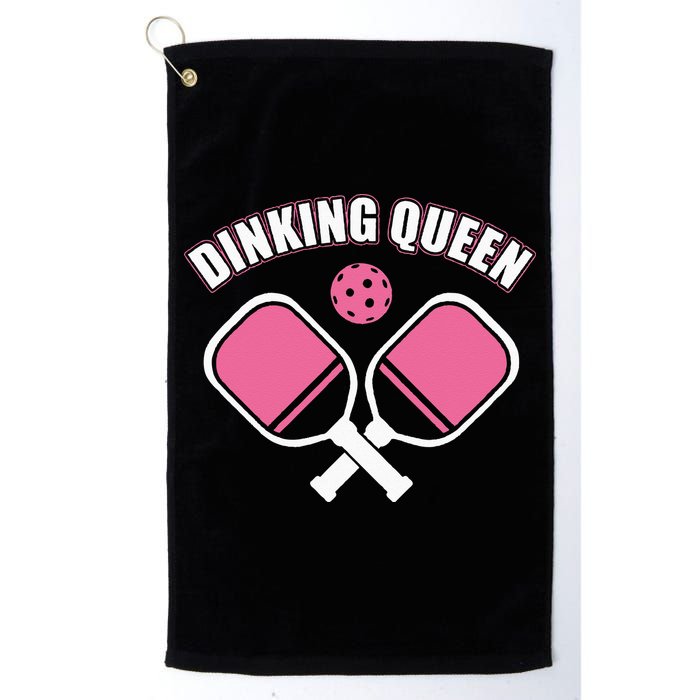PicklebalI Dinking Queen Wo Pickleball Player Golf Towel