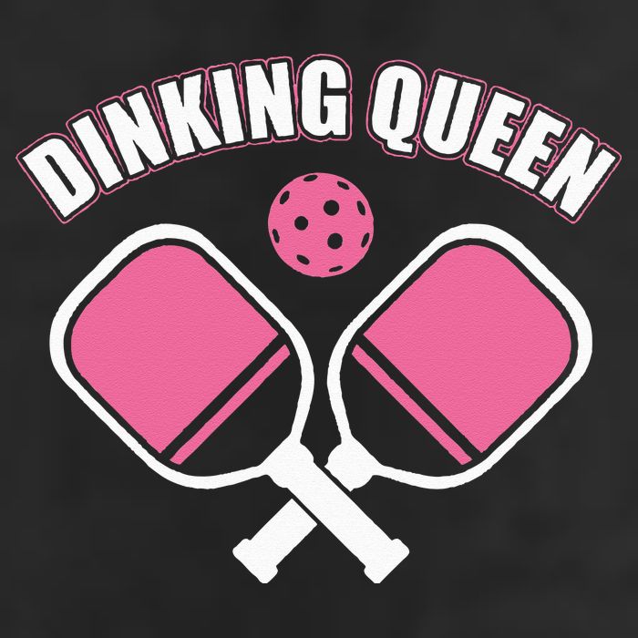 PicklebalI Dinking Queen Wo Pickleball Player Golf Towel