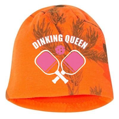 PicklebalI Dinking Queen Wo Pickleball Player Kati - Camo Knit Beanie