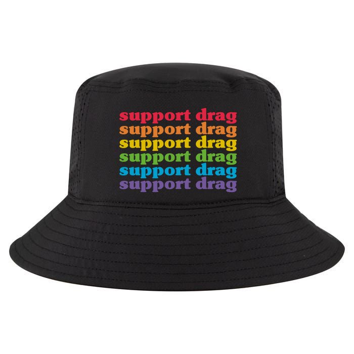 Pro Drag Queen Top LGBTQ Rights Support Drag Is Not A Crime Cool Comfort Performance Bucket Hat