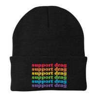 Pro Drag Queen Top LGBTQ Rights Support Drag Is Not A Crime Beanie