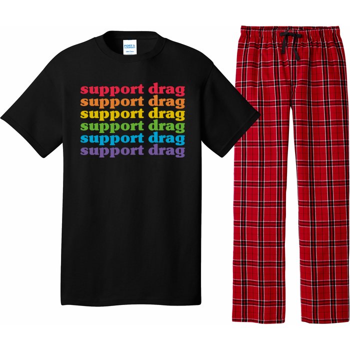 Pro Drag Queen Top LGBTQ Rights Support Drag Is Not A Crime Pajama Set