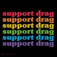 Pro Drag Queen Top LGBTQ Rights Support Drag Is Not A Crime Flatbill Hat