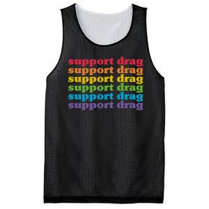 Pro Drag Queen Top LGBTQ Rights Support Drag Is Not A Crime Mesh Reversible Basketball Jersey Tank