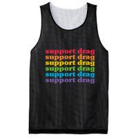 Pro Drag Queen Top LGBTQ Rights Support Drag Is Not A Crime Mesh Reversible Basketball Jersey Tank
