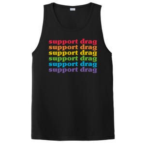 Pro Drag Queen Top LGBTQ Rights Support Drag Is Not A Crime PosiCharge Competitor Tank