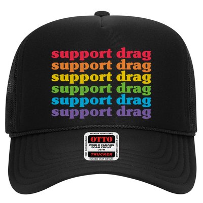 Pro Drag Queen Top LGBTQ Rights Support Drag Is Not A Crime Trucker Hat