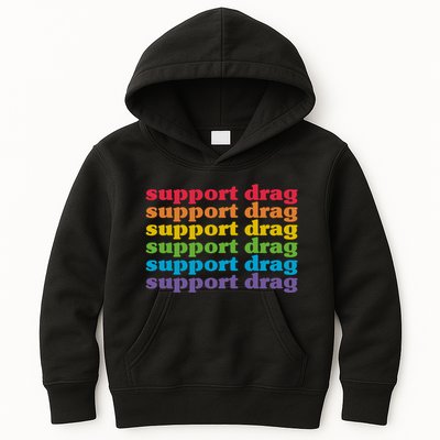 Pro Drag Queen Top LGBTQ Rights Support Drag Is Not A Crime Kids Hoodie