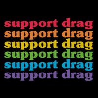 Pro Drag Queen Top LGBTQ Rights Support Drag Is Not A Crime Short Acrylic Beanie