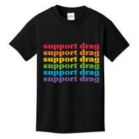 Pro Drag Queen Top LGBTQ Rights Support Drag Is Not A Crime Kids T-Shirt