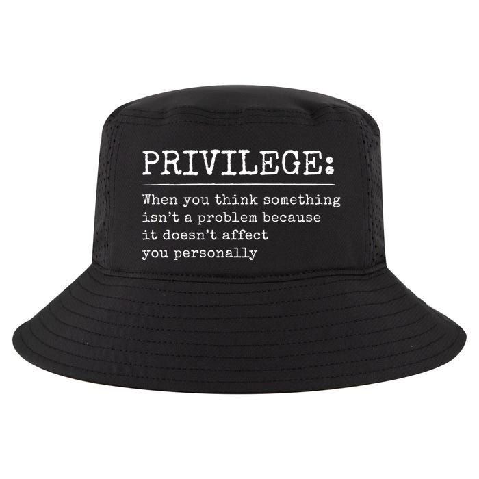 Privilege Definition Quote Cool Comfort Performance Bucket Hat