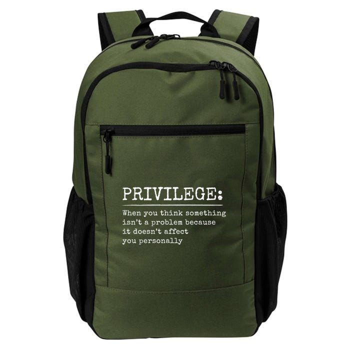 Privilege Definition Quote Backpack