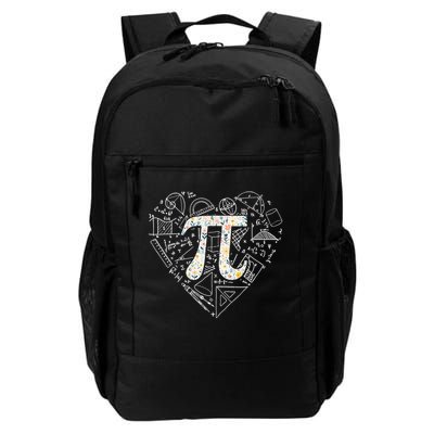 Pi Day Retro Floral Pi Teacher Math Mathematics Happy Pi Day Daily Commute Backpack