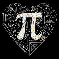 Pi Day Retro Floral Pi Teacher Math Mathematics Happy Pi Day 16 in Basic Backpack