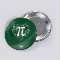 Pi Day Retro Floral Pi Teacher Math Mathematics Happy Pi Day Button