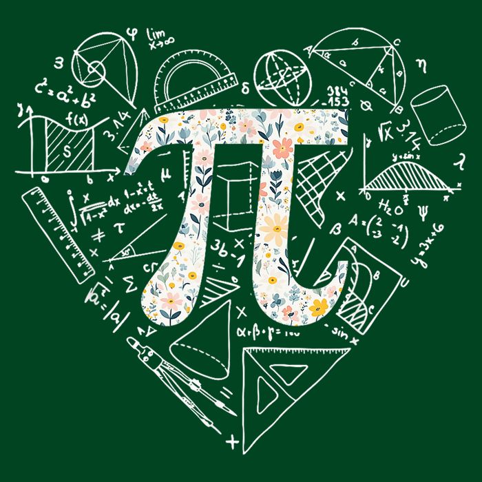 Pi Day Retro Floral Pi Teacher Math Mathematics Happy Pi Day Button