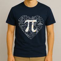Pi Day Retro Floral Pi Teacher Math Mathematics Happy Pi Day T-Shirt
