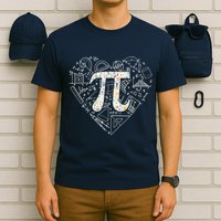 Pi Day Retro Floral Pi Teacher Math Mathematics Happy Pi Day T-Shirt