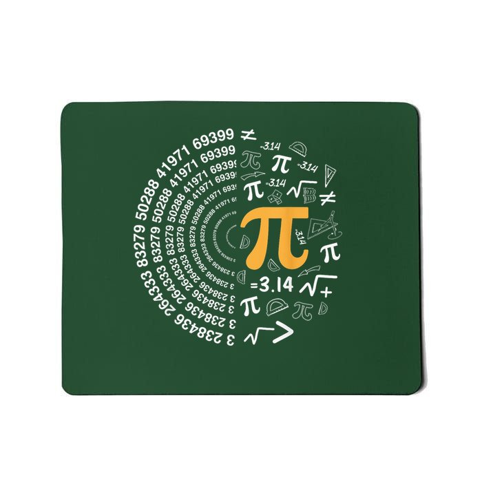 Pi Day Retro Teacher Math Mathematics Happy Pi Day Mousepad