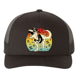 Pirate Dinosaur Retro Sunset Pi Day Yupoong Adult 5-Panel Trucker Hat