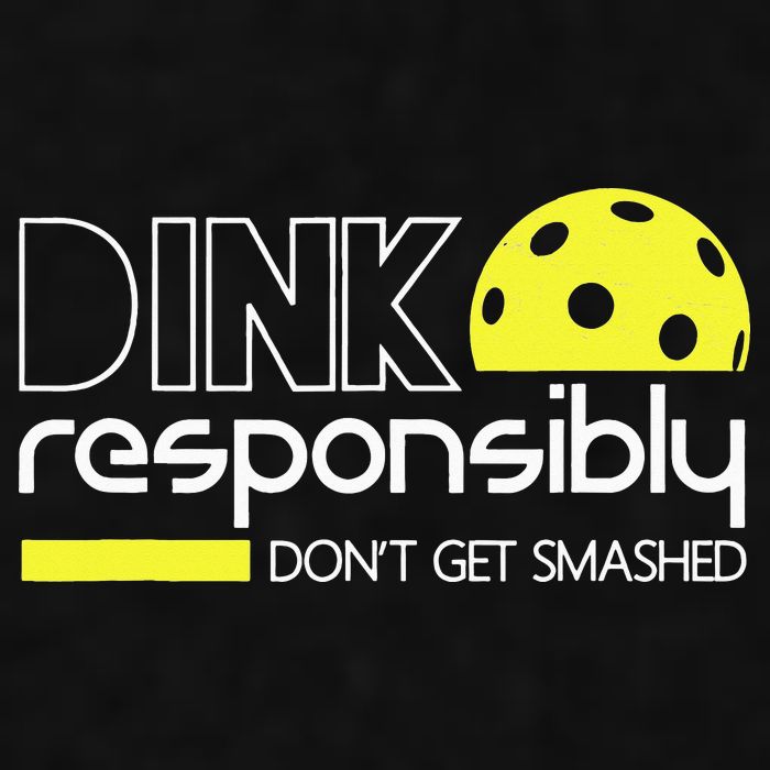 Pickleball Dink Responsibly Don't Get Smashed Ladies PosiCharge Tri-Blend Wicking Tank