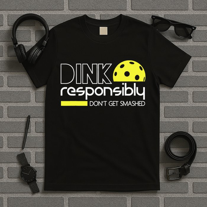 Pickleball Dink Responsibly Don't Get Smashed T-Shirt