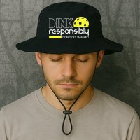 Pickleball Dink Responsibly Don't Get Smashed Bucket Hat