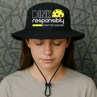 Pickleball Dink Responsibly Don't Get Smashed Bucket Hat