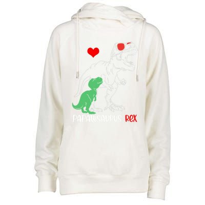 Papawsaurus Daddy Rex Autism Awareness Proud Dad Gift Womens Funnel Neck Pullover Hood