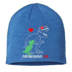 Papawsaurus Daddy Rex Autism Awareness Proud Dad Gift Sustainable Beanie