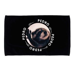 Pedro Dancing Raccoon Pedro Pedro Dancing Raccoon Meme Funny Microfiber Hand Towel