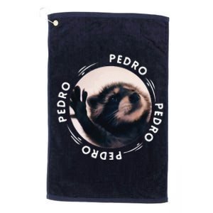 Pedro Dancing Raccoon Pedro Pedro Dancing Raccoon Meme Funny Platinum Collection Golf Towel