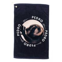 Pedro Dancing Raccoon Pedro Pedro Dancing Raccoon Meme Funny Platinum Collection Golf Towel