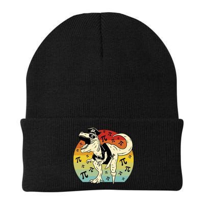 Pirate Dinosaur Retro Sunset Pi 3.14159 Beanie
