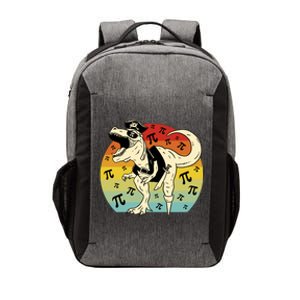 Pirate Dinosaur Retro Sunset Pi 3.14159 Vector Backpack