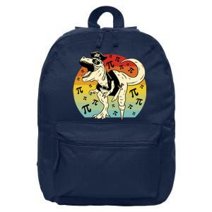 Pirate Dinosaur Retro Sunset Pi 3.14159 16 in Basic Backpack